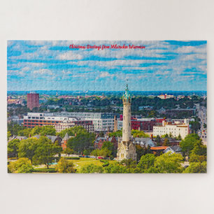 Wir Liebe Milwaukee Wisconsin. Jigsaw Puzzle