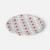 wir Liebe MobyDick Pappteller (Schrägansicht)