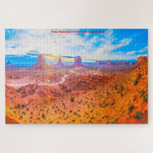 Wir Liebe Monument Valley Utah Jigsaw Puzzle