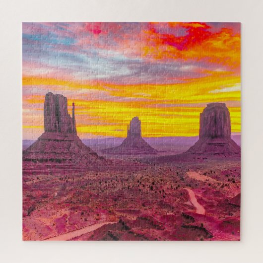 Wir Liebe Monument Valley Utah Puzzle (Vertikal)
