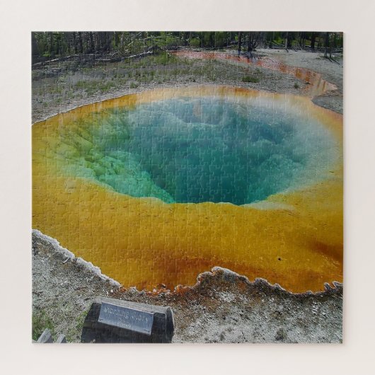 Wir Liebe Morning Glory Pool Wyoming. Puzzle (Vertikal)