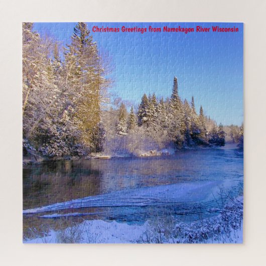 Wir Liebe Namekagon River Wisconsin. Jigsaw Puzzle (Vertikal)