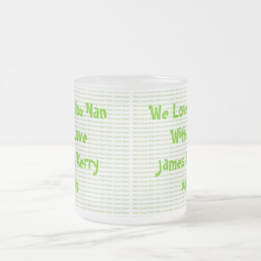 Wir Liebe Nan Mattglastasse (Mittel)