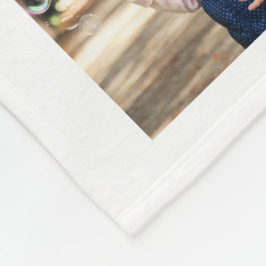 Wir Liebe Nana Foto Collage Fleecedecke (Ecke)