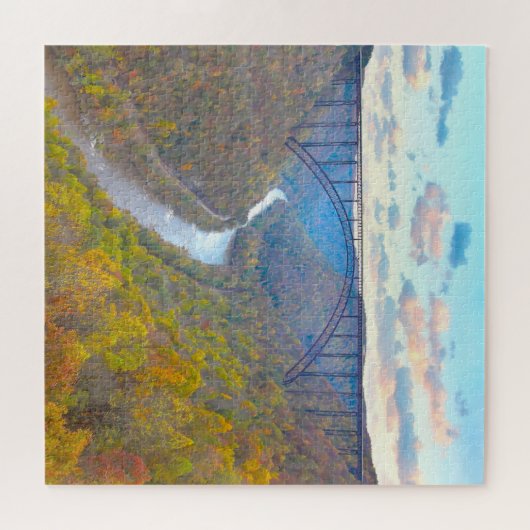 Wir Liebe New River Gorge West Virginia. Puzzle (Horizontal)