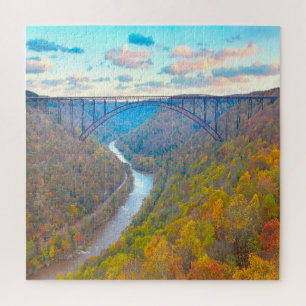 Wir Liebe New River Gorge West Virginia. Puzzle