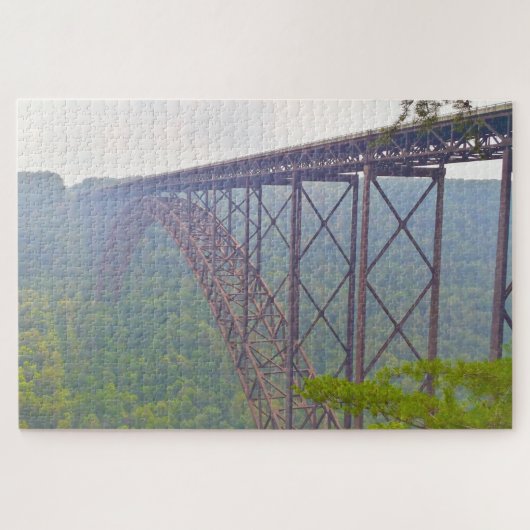 Wir Liebe New River Gorge West Virginia. Puzzle (Horizontal)
