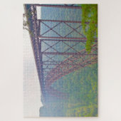 Wir Liebe New River Gorge West Virginia. Puzzle (Vertikal)