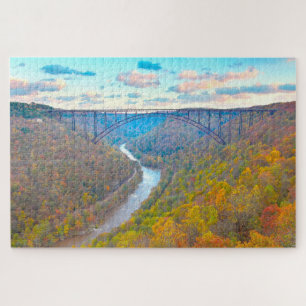 Wir Liebe New River Gorge West Virginia. Puzzle