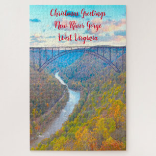 Wir Liebe New River Gorge West Virginia. Puzzle