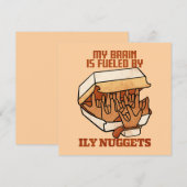 Wir Liebe Nuggets - Nugget Liebe - ASL ILY Obsessi Einladung (Vorne/Hinten)