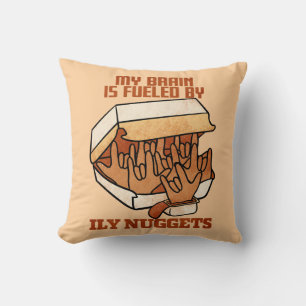 Wir Liebe Nuggets - Nugget Liebe - ASL ILY Obsessi Kissen