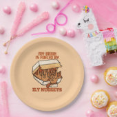 Wir Liebe Nuggets - Nugget Liebe - ASL ILY Obsessi Pappteller (Party)