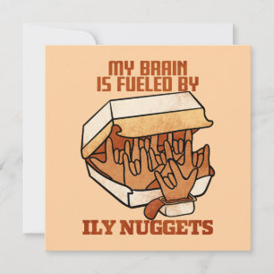 Wir Liebe Nuggets - Nugget Liebe - ASL ILY Obsessi Save The Date