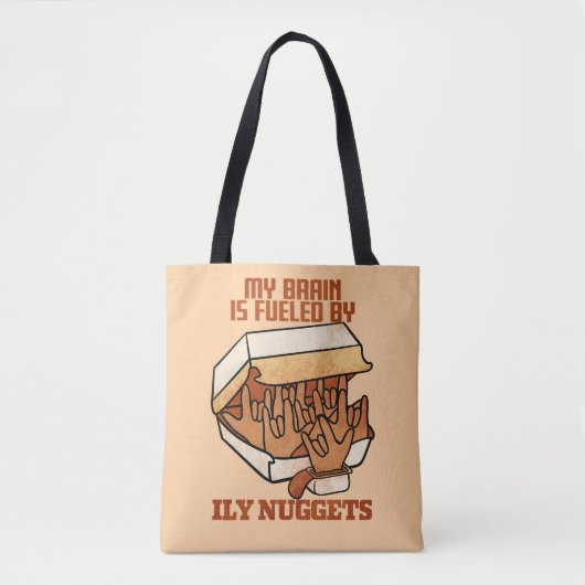 Wir Liebe Nuggets - Nugget Liebe - ASL ILY Obsessi Tasche (Vorderseite)