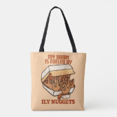 Wir Liebe Nuggets - Nugget Liebe - ASL ILY Obsessi Tasche (Rückseite)