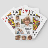 Wir Liebe Oma - FotoCollage mit 7 Fotos Spielkarten (Rückseite)