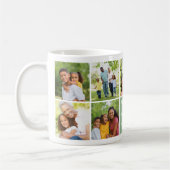 Wir Liebe Oma Modern Green Foto Collage Kaffeetasse (Links)