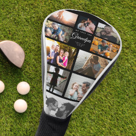 Wir Liebe Opa Familie Foto Collage Cool Golfer Golf Headcover