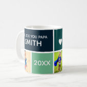 Wir Liebe Papa Custom Personalisiert Foto Kaffeetasse (Vorderseite Links)