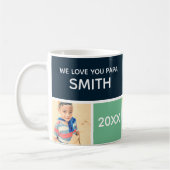 Wir Liebe Papa Custom Personalisiert Foto Kaffeetasse (Links)