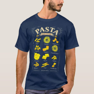 Wir Liebe Pasta Italienische Pasta Typen Geschenk  T-Shirt