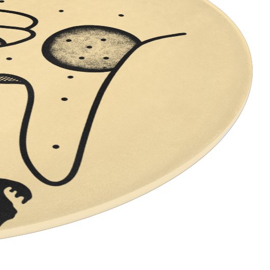 Wir Liebe Pizzas - Pizza Liebe - ASL ILY Obsession Schneidebrett (Ecke)