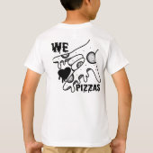 Wir Liebe Pizzas - Pizza Liebe - ASL ILY Obsession T-Shirt (Rückseite)