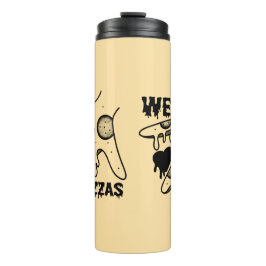 Wir Liebe Pizzas - Pizza Liebe - ASL ILY Obsession Thermosbecher