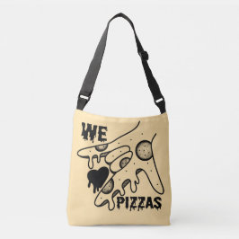 Wir Liebe Pizzas - Pizza Liebe - ASL ILY Obsession Tragetaschen Mit Langen Trägern