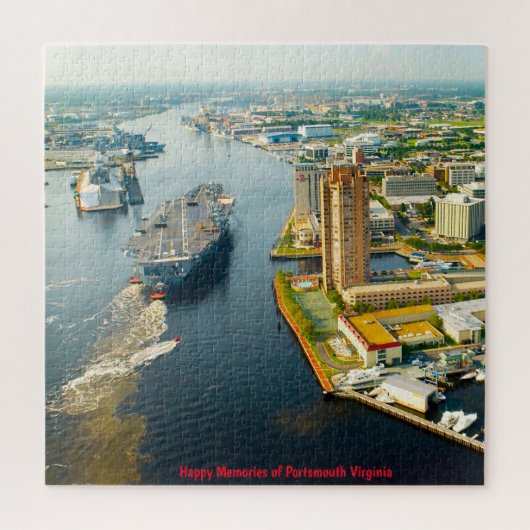 Wir Liebe Portsmouth Virginia. Jigsaw Puzzle (Vertikal)