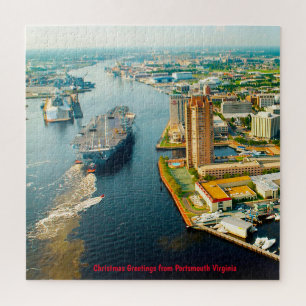 Wir Liebe Portsmouth Virginia. Jigsaw Puzzle