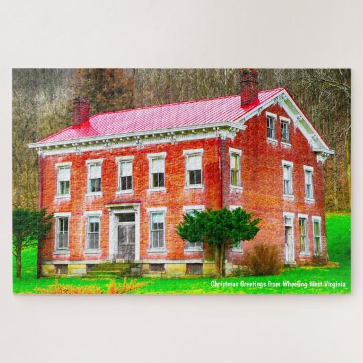 Wir Liebe radeln West Virginia. Jigsaw Puzzle (Horizontal)