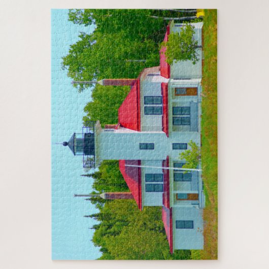 Wir Liebe Raspberry Island Wisconsin. Puzzle (Vertikal)