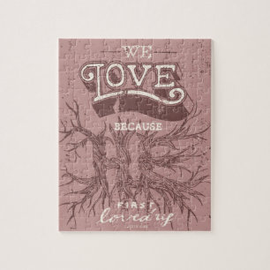 Wir Liebe (Rosa) Puzzle