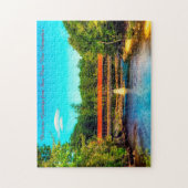 Wir Liebe Saco River New Hampshire Jigsaw Puzzle (Vertikal)