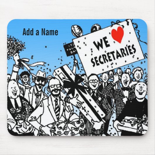 Wir Liebe Sekretäre Mousepad (Vorne)