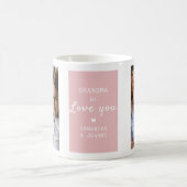 Wir Liebe Sie | 2 FotoCollage | Tasse des Kaffees (Mittel)