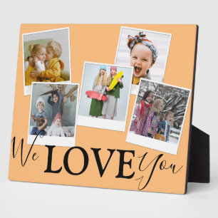 Wir Liebe Sie 5 FotoCollage Fotoplatte