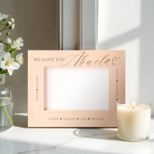 Wir Liebe Sie Abuela Script Herzlichen Großmutter Geätzte Rahmen