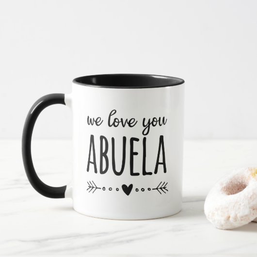 Wir Liebe Sie Abuela Tasse (Mit Donut)