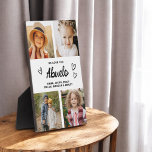 Wir Liebe Sie Abuelo Moderne FotoCollage Fotoplatte<br><div class="desc">Die Abuelo We Liebe You Heart Modern Foto Collage Plaque ist ein berührendes und personalisiertes Geschenk, das Ihre Liebe für Ihren Großvater zeigt. Diese hübsch gestaltete Gedenktafel besticht durch eine herzförmige Collage aus Foto, mit der Sie Ihre Lieblingsfamilienfotos in einem modernen und stilvollen Layout hinzufügen können. Die herzliche "Wir Liebe...</div>