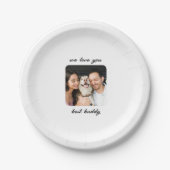 Wir Liebe Sie am besten: Eine herzliche Anerkennun Pappteller (Vorderseite)