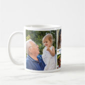 Wir Liebe Sie Baba 5 Foto Collage Name Kaffeetasse (Links)
