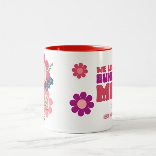 Wir Liebe Sie Bunchen, Custom Foto Geschenk Tasse  (Mittel)