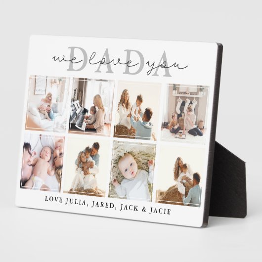 Wir Liebe Sie, Dada Plaque Fotoplatte (Seite)