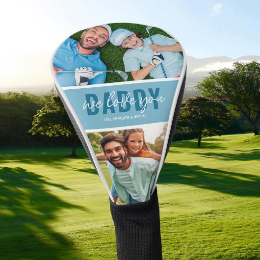 Wir Liebe Sie Daddy 2 Foto Blue Golf Headcover