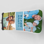 Wir Liebe Sie Daddy 2 Foto Blue Golf Headcover (Vorderseite)