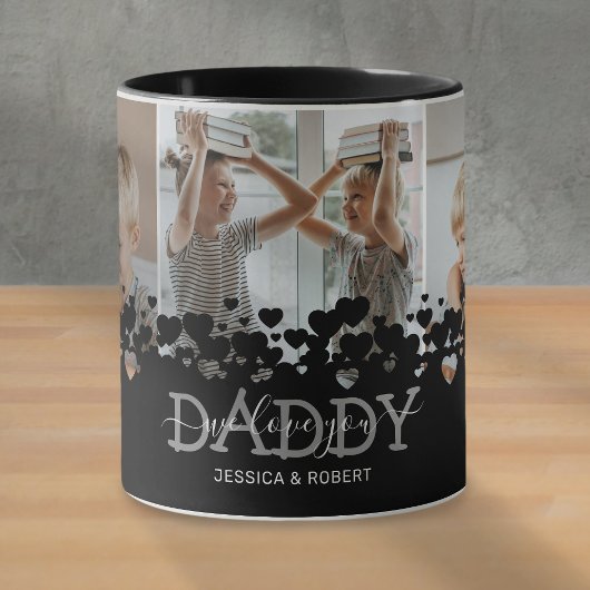 Wir Liebe Sie Daddy 3 Foto Tasse