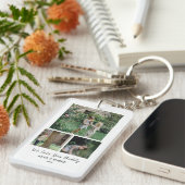 Wir Liebe Sie Daddy, Custom 3 Foto Schlüsselanhäng Schlüsselanhänger (Vorderseite rechts)